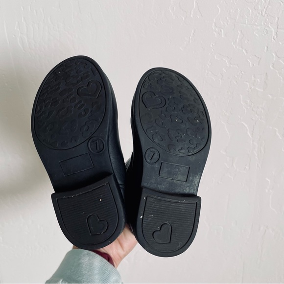 Nickelodeon Paw Patrol Black And Pink Boots With Hearts And Paw Prints Size 7 - Picture 5 of 9